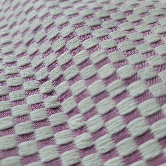 NWT Cotton-Linen Banana Republic Pink White Checkerboard Dress, sz 8 - Picture 5 of 13